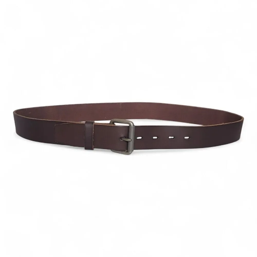 American Eagle Outfitters Belt 32in-36in Genuine Leather Brown Classic Staple